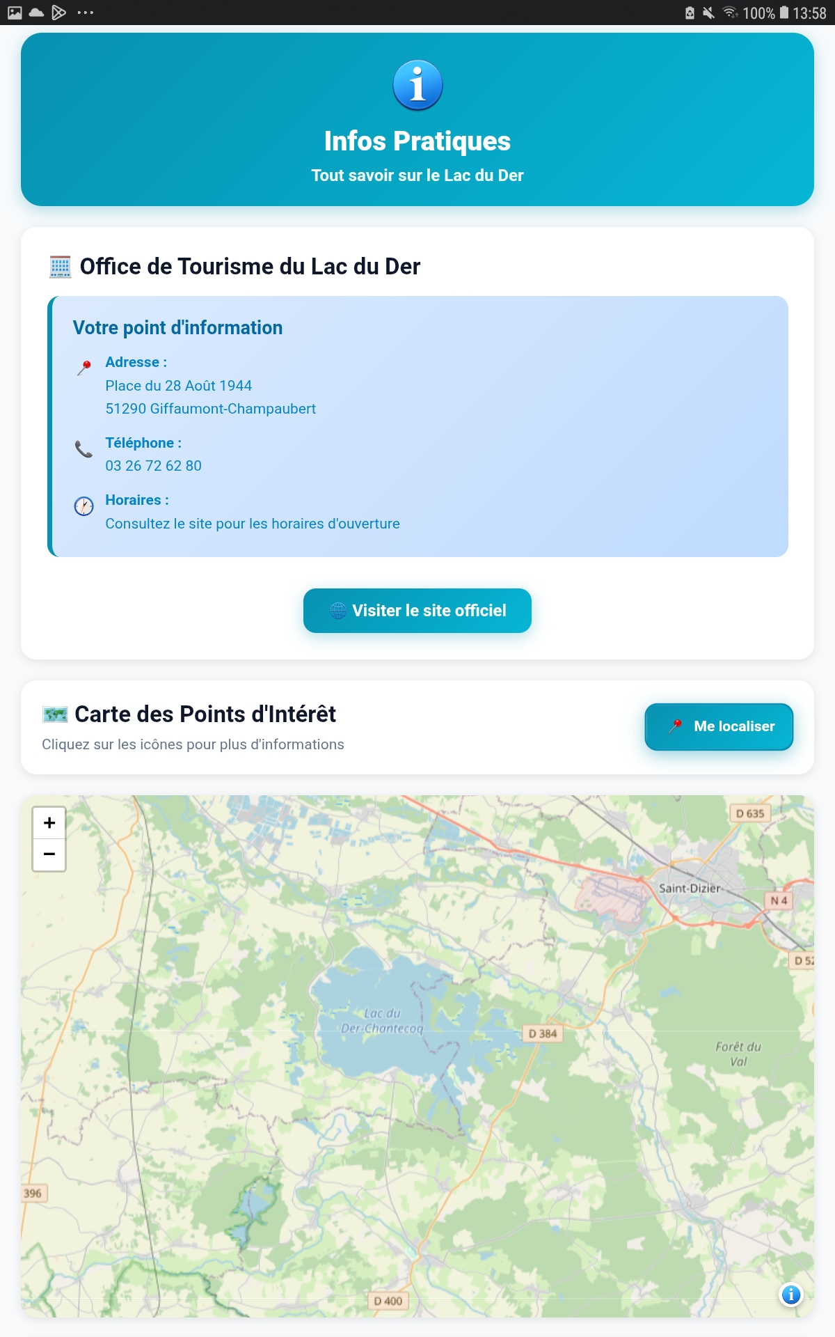 Liste des restaurants