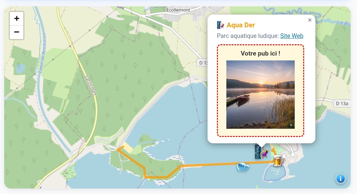 Exemple émoticône carte