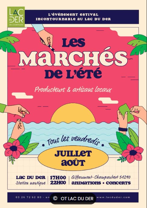 LES MARCHÉS D'ÉTÉ AU LAC DU DER