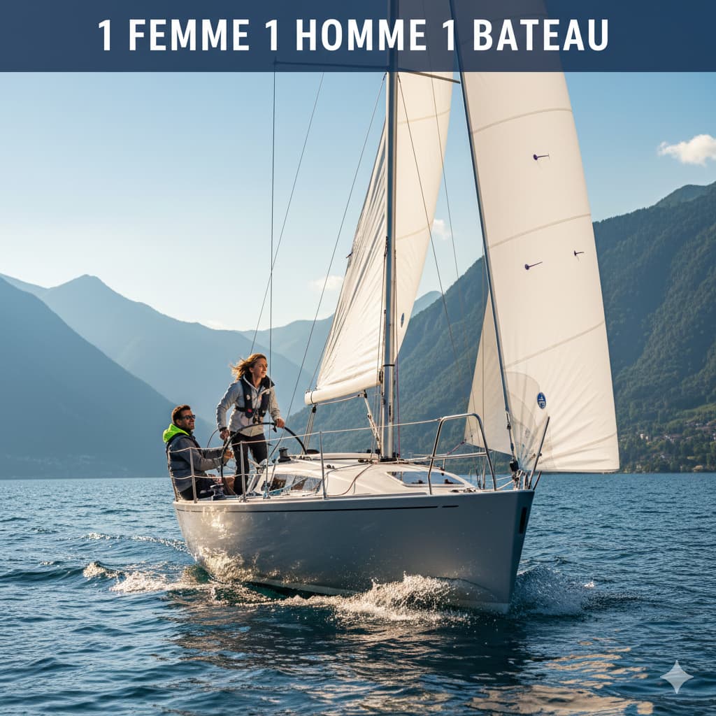 Régate 1Femme 1Homme 1Bateau