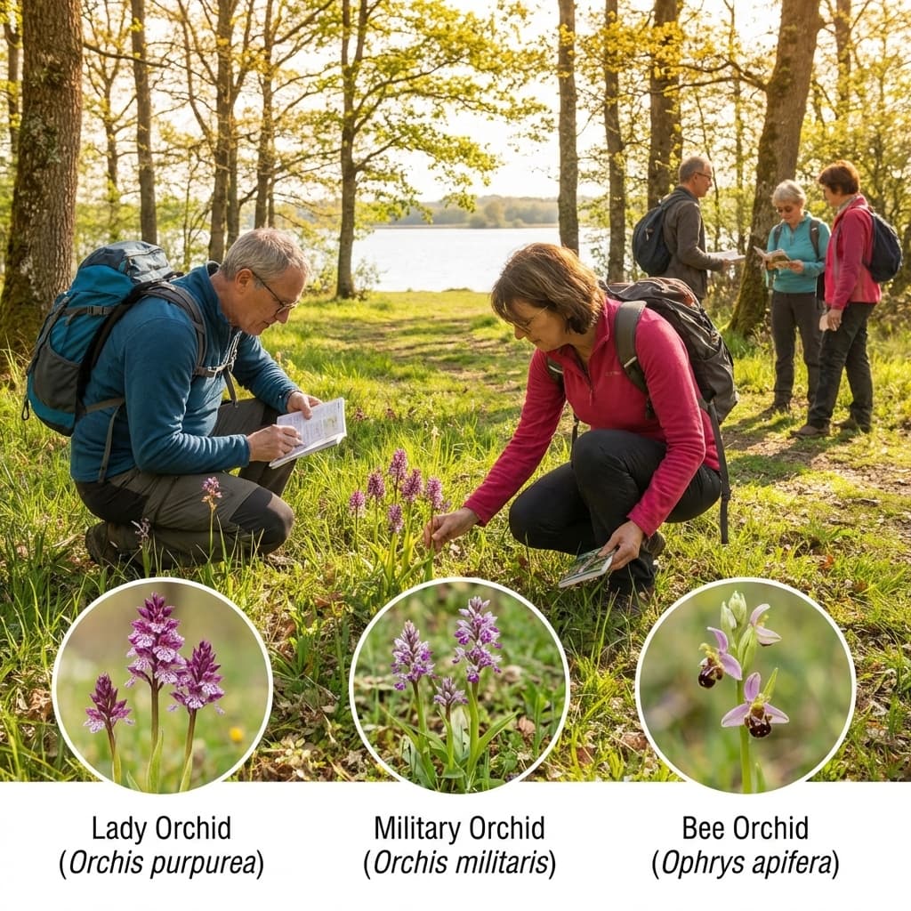 Randonnée à la découverte des orchidées du Der